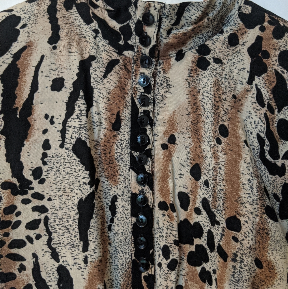 Leopard Print Dress - Picture 3 of 5